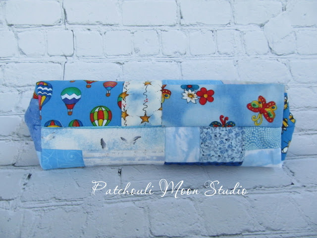 Patchouli Moon Studio~ Patchwork Pencil or Pen Pouch