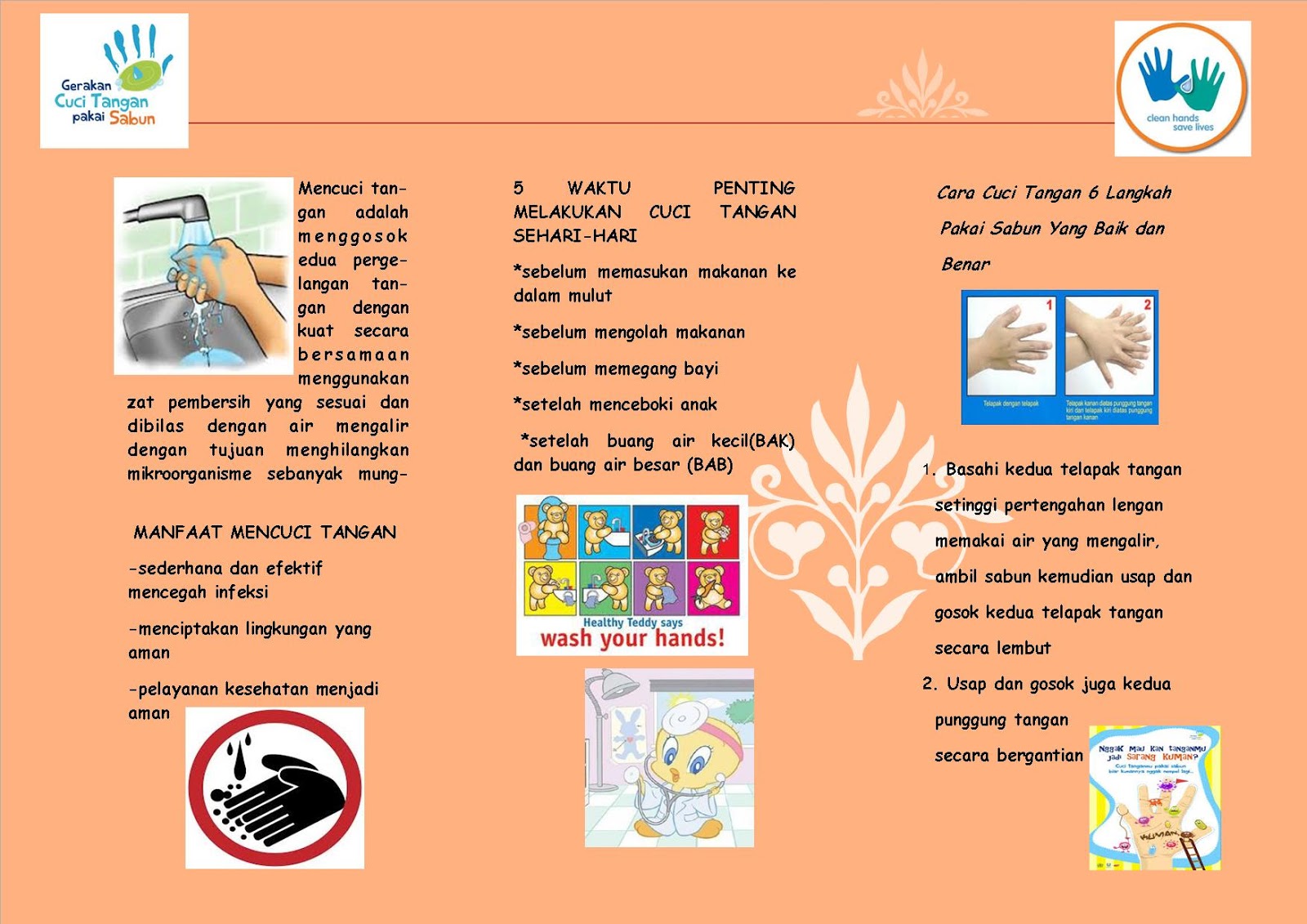 Debby Blog Leaflet Cuci Tangan Anak Gambar