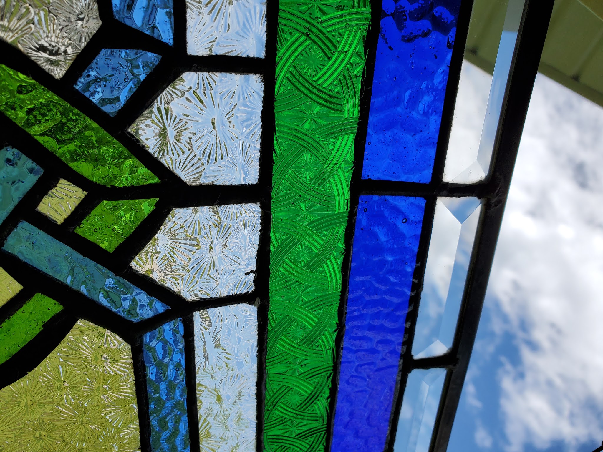 Shards & Sawdust Celtic Stained Glass Window