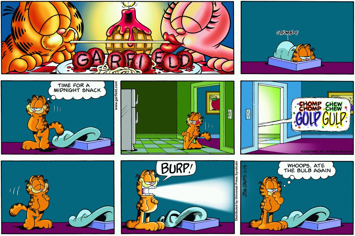 Tiras N ° 13013 : Garfield & seus amigos - Jim Davis! 