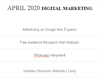 DIGITAL MARKETING - APRIL 2020 DIGITAL MARKETING - APRIL 2020