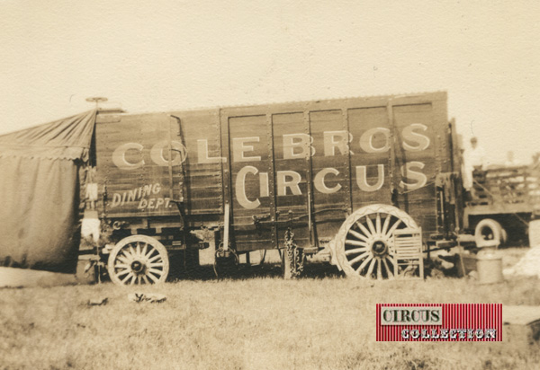 remorque a matériel du Cole Bros. Circus 