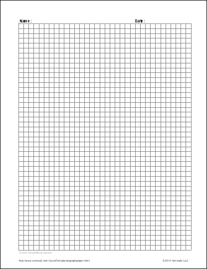 Graph Paper Sheets To Print - Collage Template