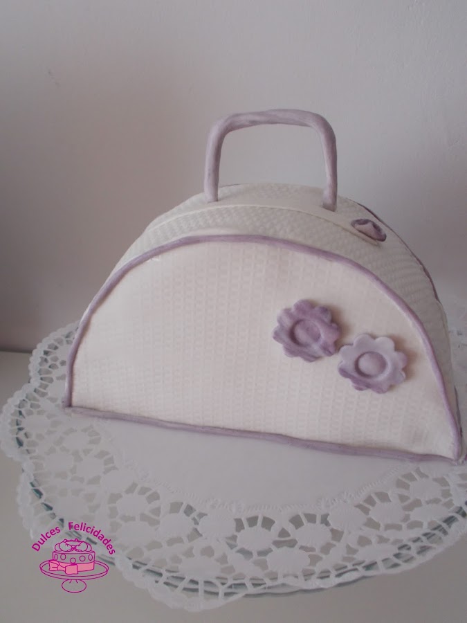 Tarta fondant bolso 