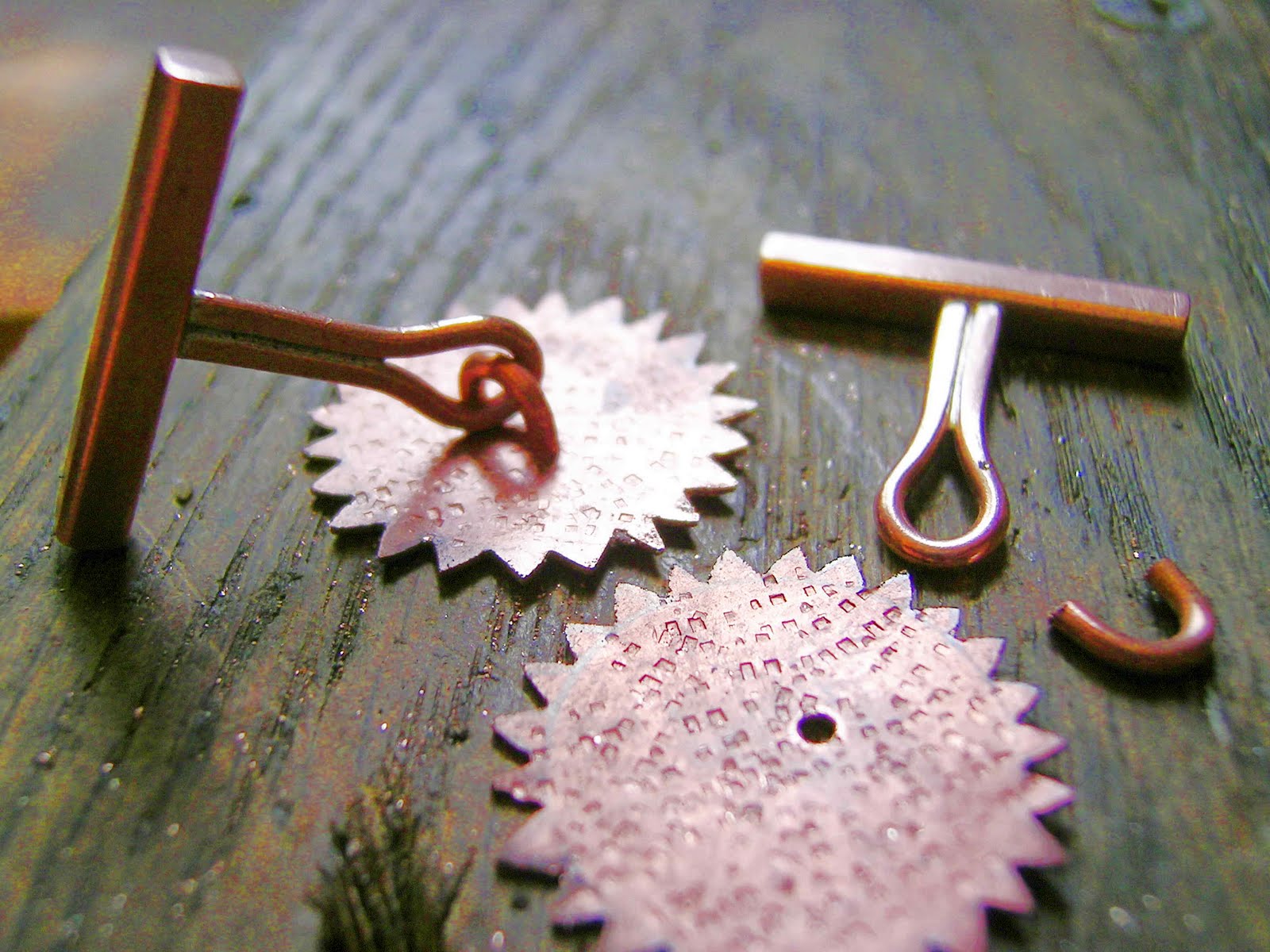 etsy metal Tutorial for making Cufflink fittings.