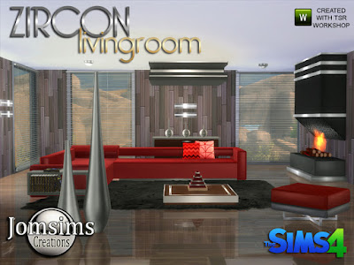 Zircon Modern Living Room Циркон Современная гостиная для The Sims 4 Из sims 3 в sims 4. в этом наборе. диван 1.sofa 2.Для дивана 2 симы проходят, на угол дивана, так что сидит. и я использую bb.moveobjects для создания угла. ваза металлический шар 3 стиля. ваза металлическая напольная или стол большой х2. скульптурный стол 4 цвета. Все объекты найти в категории беспорядок. Подушки для дивана1. Камин, 3 цвета. Потолочная конструкция 3 стиля. Журнальный столик низкий 3 стиля. слойка 4 цвета найти в категории кресло для сидения. 1 консоль деко 4 цвета. 1 armest deco 4 colors, я использую bb.moveobjects.1 настенный металлический светильник. очень современная жизнь для ваших симов 4. Автор: jomsims