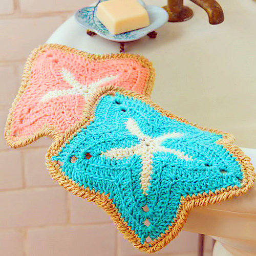 Colorful Crochet Dishcloth pattern