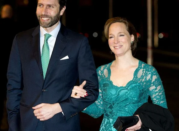 Dutch Royals at a celebration of the reign of Princess Beatrix