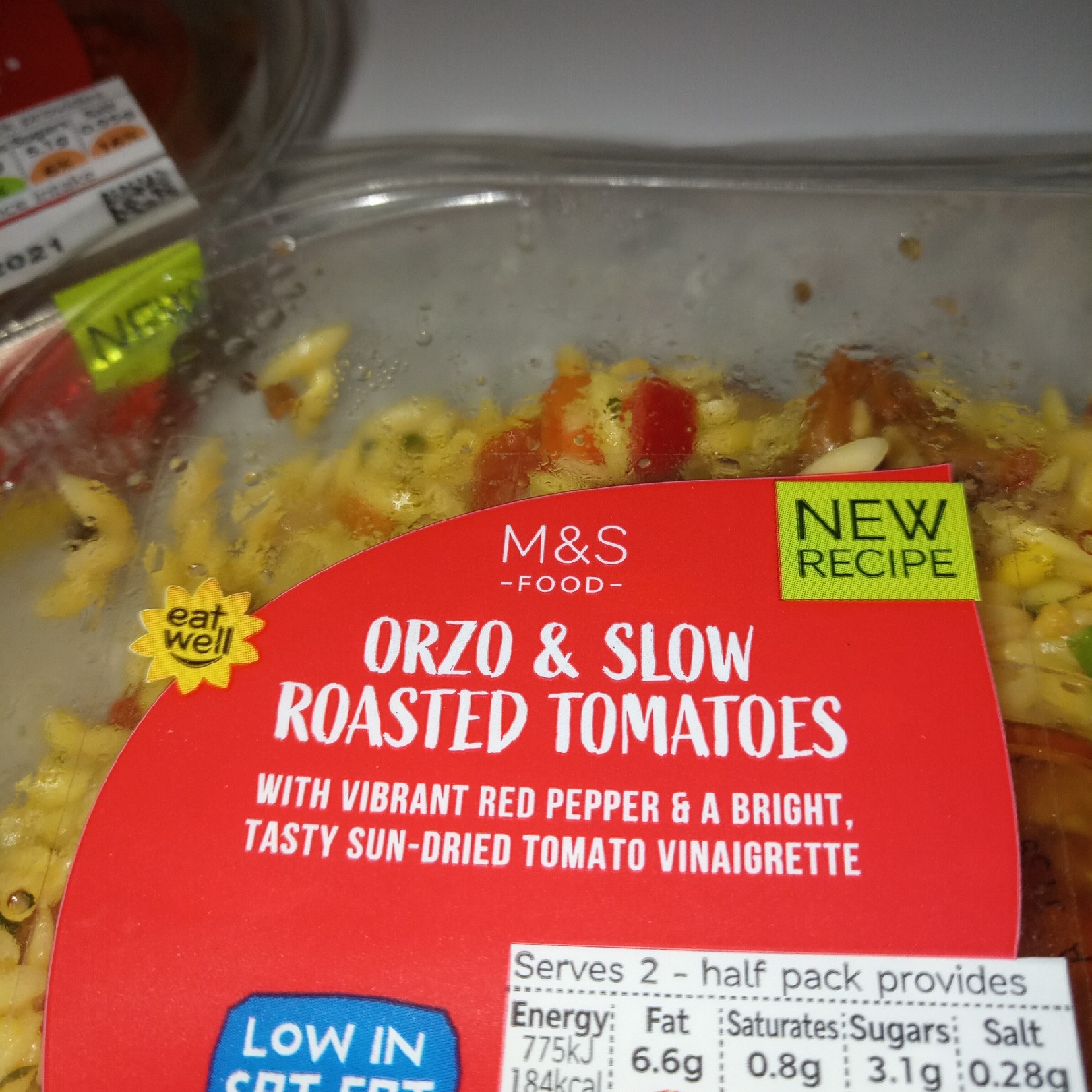 Supersupergirl's Food Reviews M&S Orzo & Roasted Tomatoes (marks