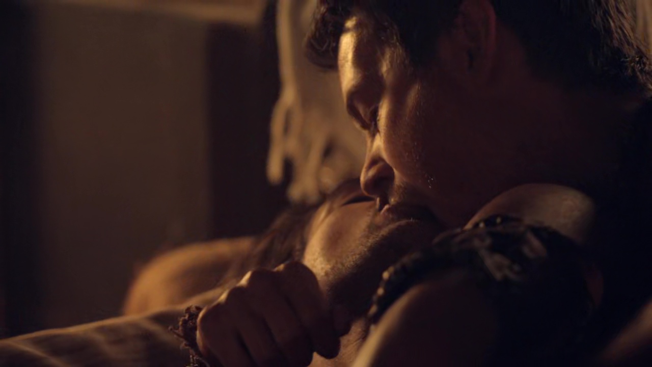 Daniel Feuerriegel and Pana Hema Taylor nude in Spartacus: War Of The Damne...