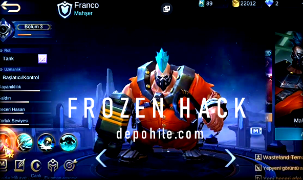 Mobile Legends Franco Skin Hilesi İndir Bedava Kostüm 2020