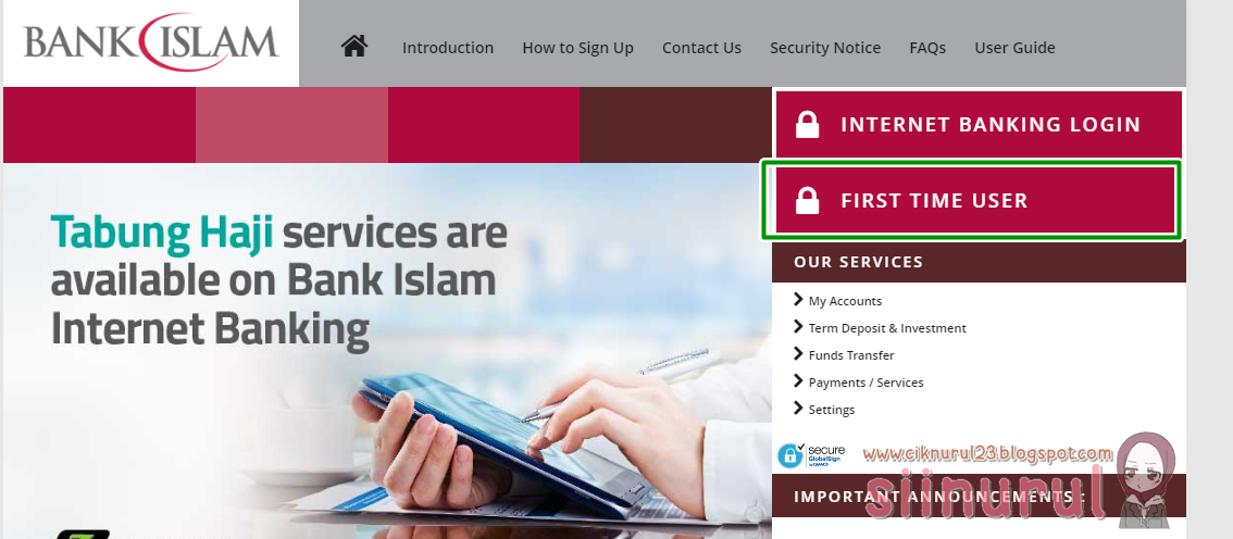 Cara Daftar Bank Islam Secara Online Sii Nurul Sii Nurul Menulis Untuk Berkongsi