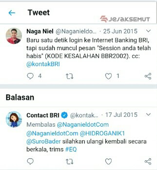 Kode Kesalahan BBR2002 - Sesion Anda Telah Habis