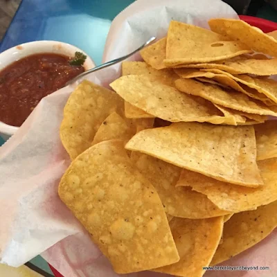 chips and salsa at San Jalisco in San Francisco's Mission District