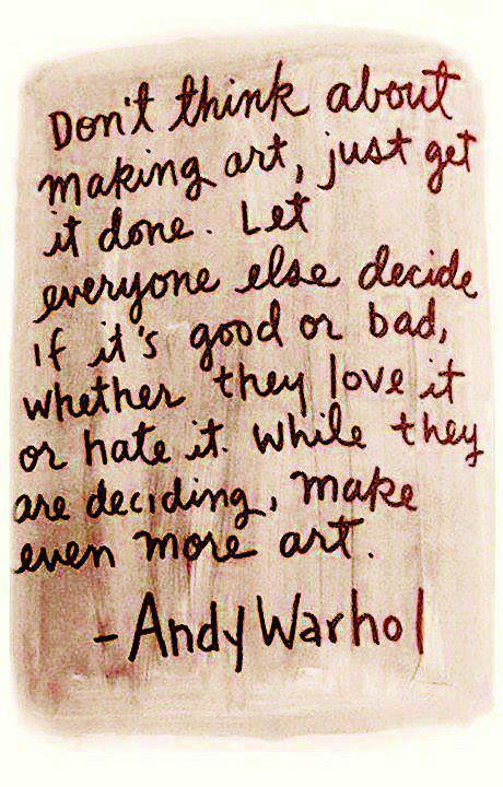 Originales Ideas: 'JUST Do IT' says Andy Warhol