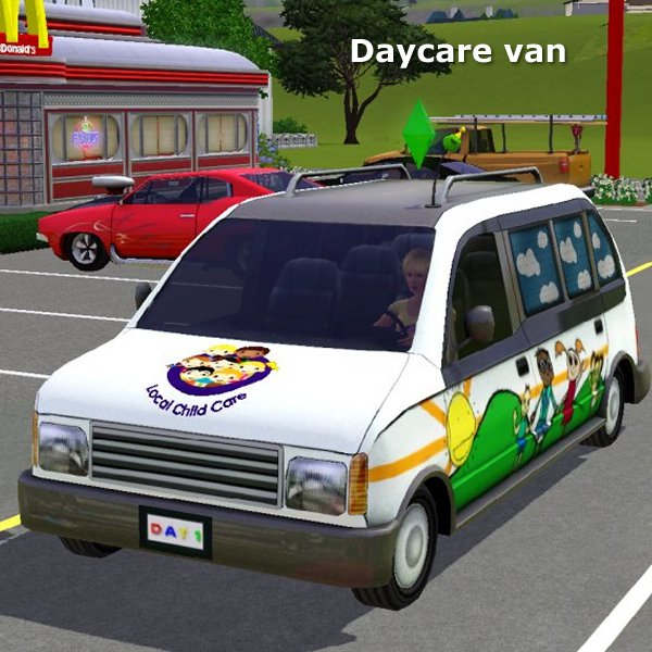 Simming in Magnificent Style Daycare van