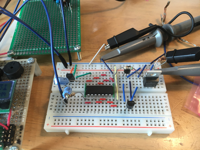万年準備中のブログ: 7MHzQRP(p)CWトランシーバ送信部の基礎実験その1