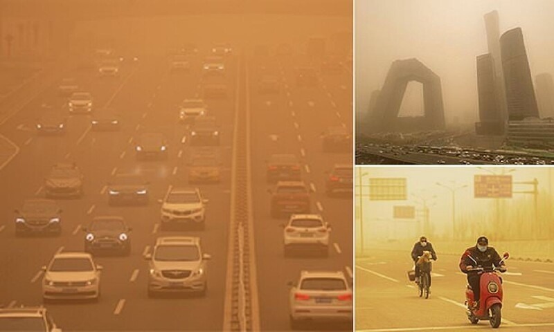 Beijing asfixiado en una tormenta de arena
