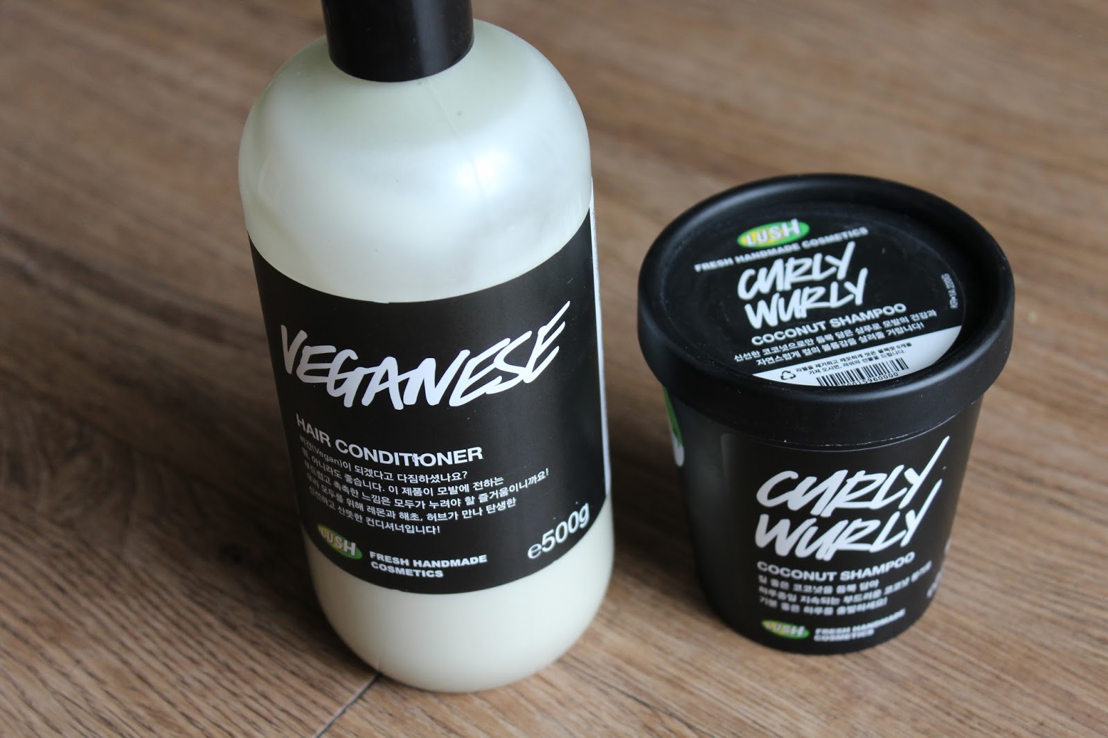 Furianne Lush Veganese Hair Conditioner & Curly Wurly Coconut Shampoo