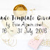 PREMADE TEMPLATE GIVEAWAY BY ERINAZMIR.COM!