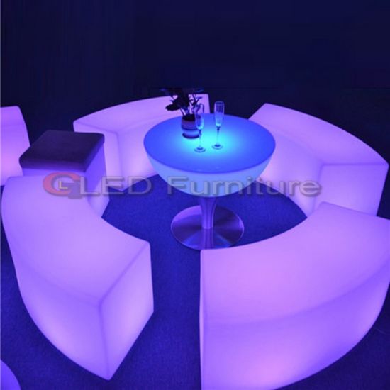 Beauty Salon Chair 16color Changing RGB LED Furniture