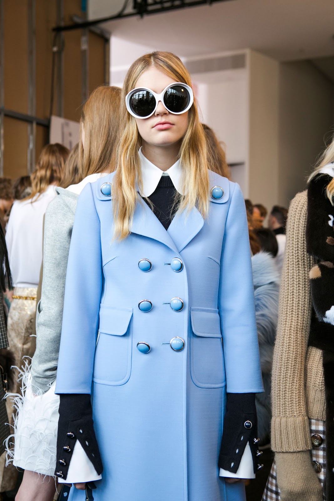 Places: Backstage at 2016 Ready-to-Wear — Dennis Basso, Michael Kors, Rodarte & Calvin Klein