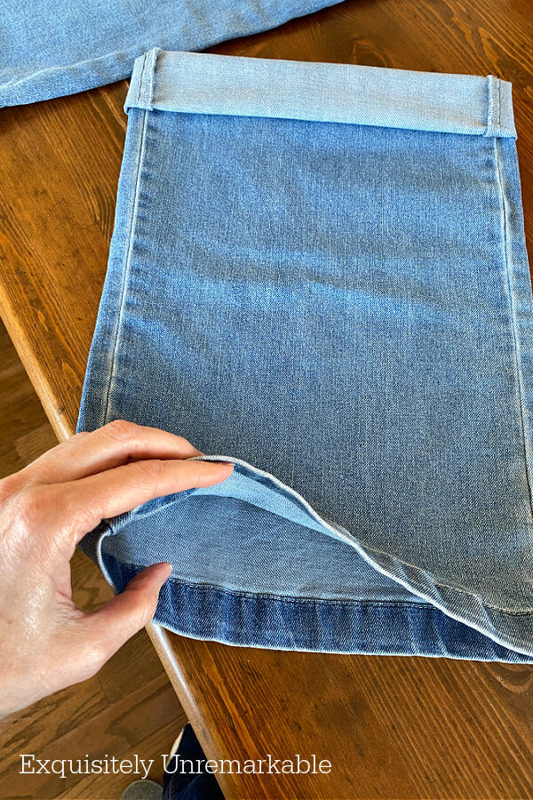 diy a denim tote bag tutorial, sewing diy a tote bag from old