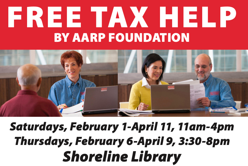 Shoreline Area News AARP free tax help at local libraries