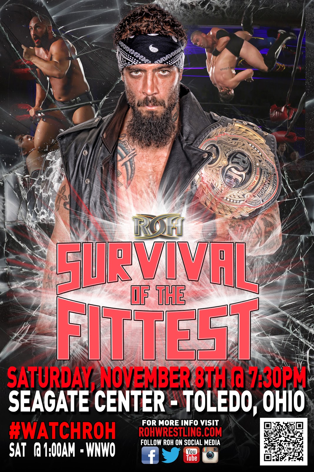 The Wrestling HUB: Reviews: ROH Survival of the Fittest 2014: Night 2 ...