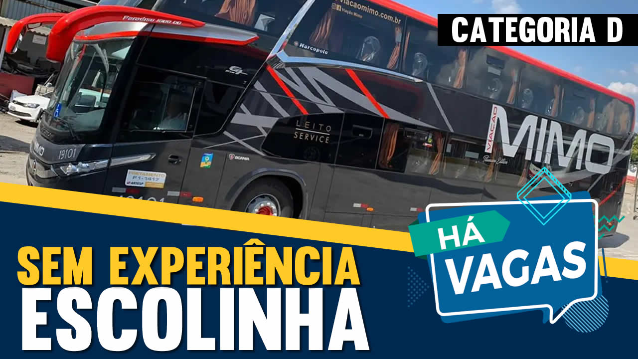 vaga para motorista sem experiência