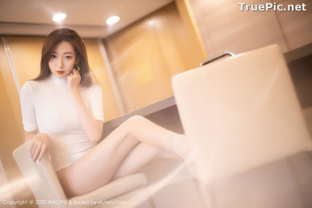 Image XiaoYu Vol.389 - Chinese Model - 安琪 Yee - Beautiful In White - TruePic.net - Picture-23