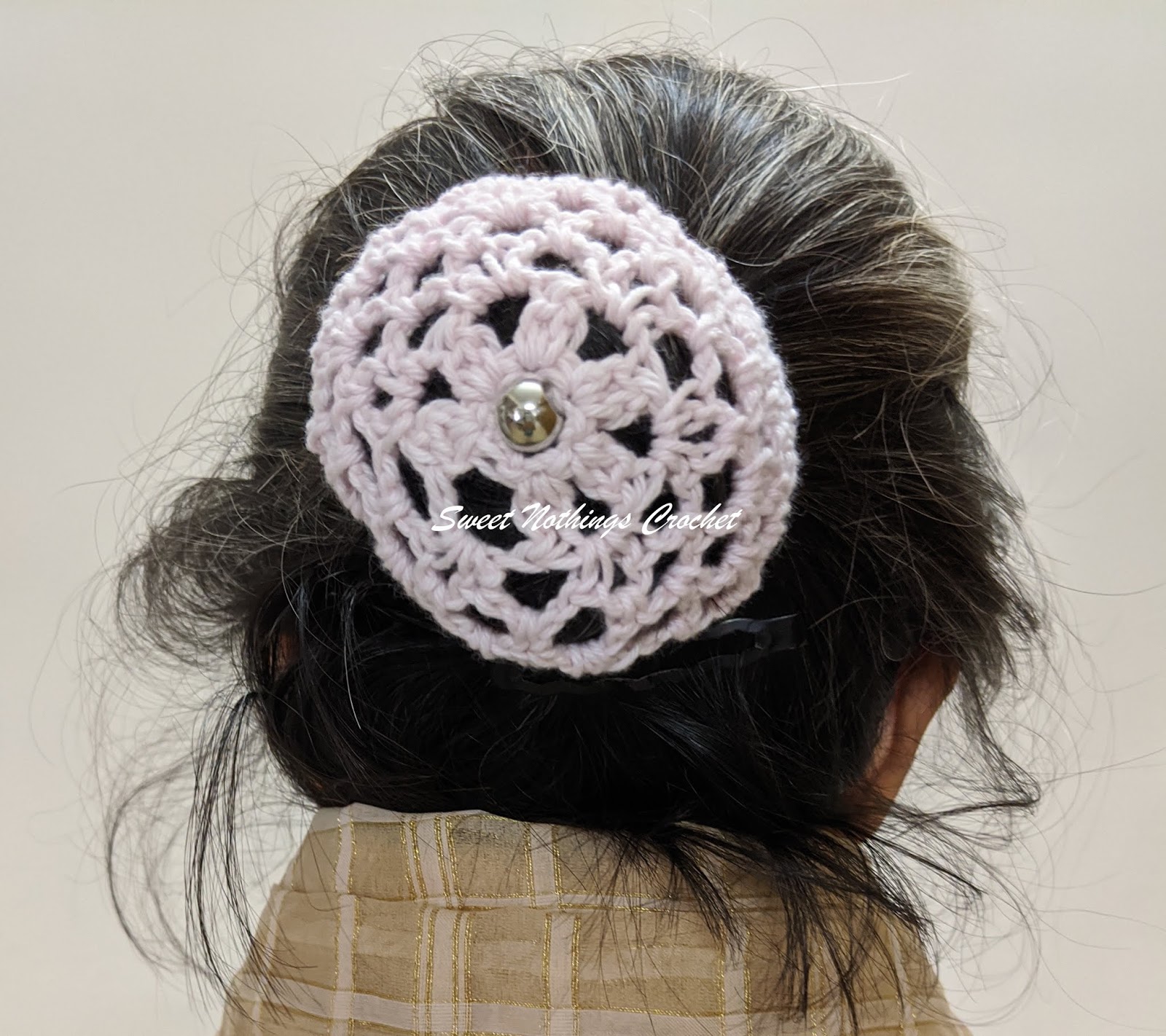 Sweet Nothings Crochet EASY BEADED HAIR NET