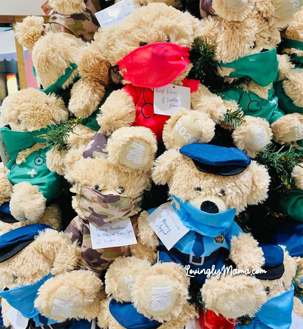 Collecting SM Bears of Joy, SM Bears of Joy 2020, Covid-19, Covid-19 pandemic, SM Bears of Joy Covid—19 edition, frontliners, nurse, doctor, soldier, police, collections, home, home décor, Christmas tree, Christmas traditions, New Year traditions, sharing, helping out, donating, charity, Christmas, Christmas gift, Kalipay Foundation, SM City Bacolod, SM Foundation, toys, teddy bears, toy collection, stuffed toys, face masks