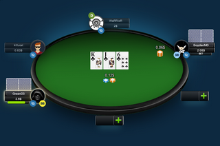 Betfoot Poker Screen