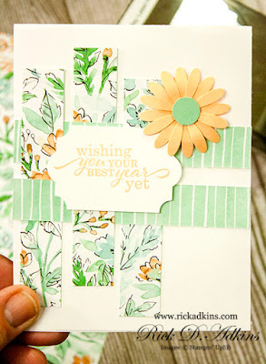 Wishing You Your Best Year Simple Sunday SIP Card!  Click here to find out all the details to make this #simplestamping card with stamps ink and paper