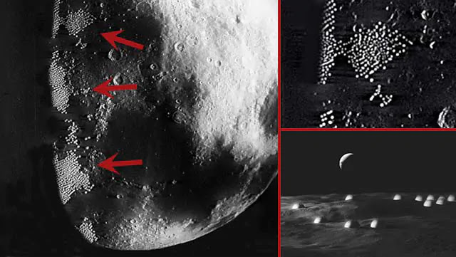 Περίεργες πληροφορίες και εικόνες για πόλεις στην σκοτεινή πλευρά της σελήνης  (vid)