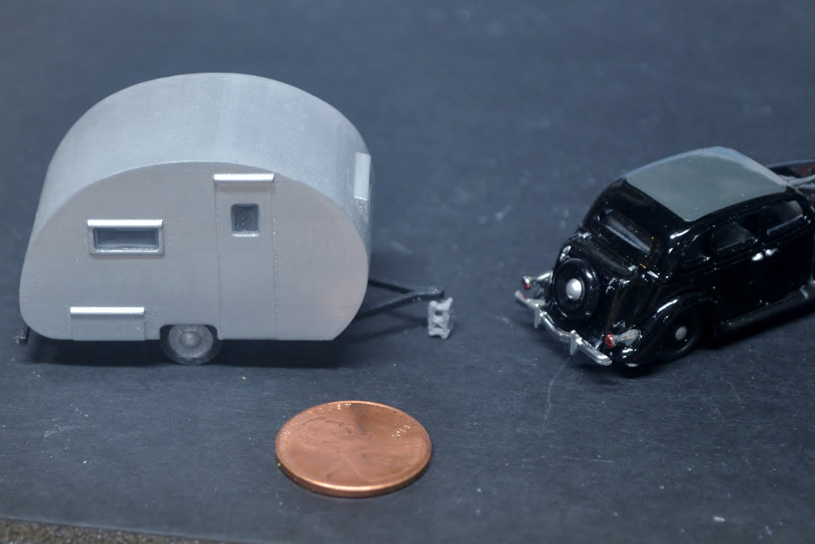 Nirvana Valley Model Railroad: Travel trailers, HO scale, 3d printed