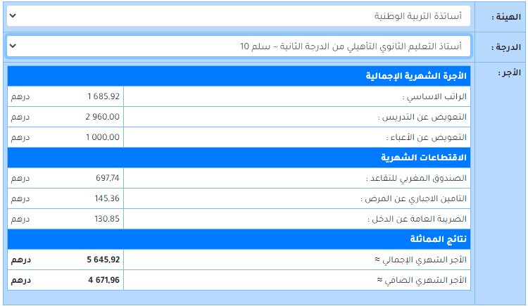Screenshot%2B%252812%2529 أجور الأساتذة و المعلمين حسب كل درجة و سلم بوزارة التربية الوطنية للتعليم
