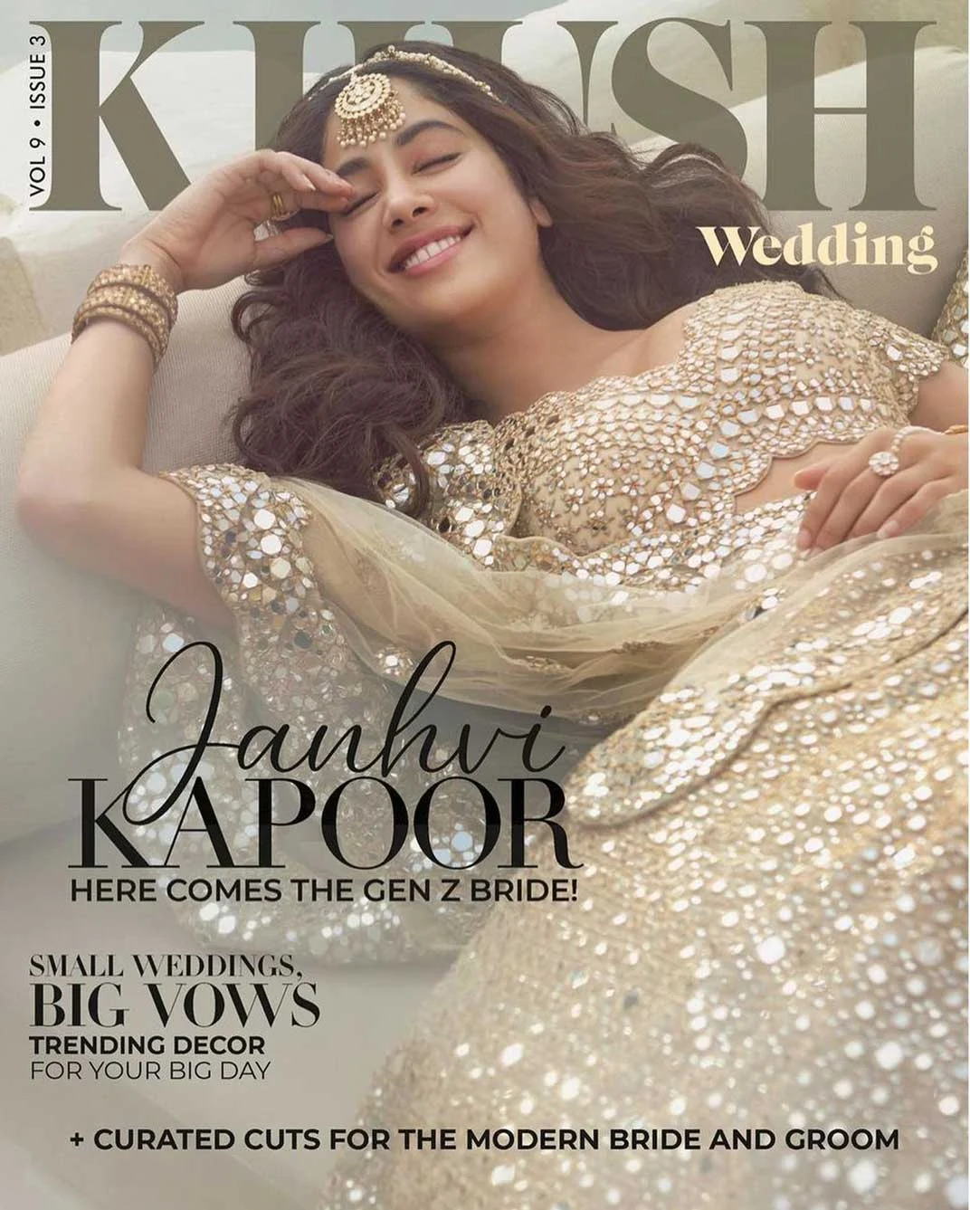 Janhvi Kapoor has taken to Instagram to share her latest magazine cover. (Image: Instagram)