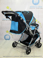 Kereta Bayi Pliko PK399 Paris Parent Tray 3-Layer Kanopi Light Blue