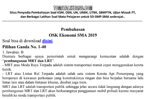 Pembahasan Osk Ekonomi Sma 2019 Pdf Oleh Tomatalikuang Com Pembahasan Osk Ekonomi Sma 2019 Pdf Oleh Tomatalikuang Com