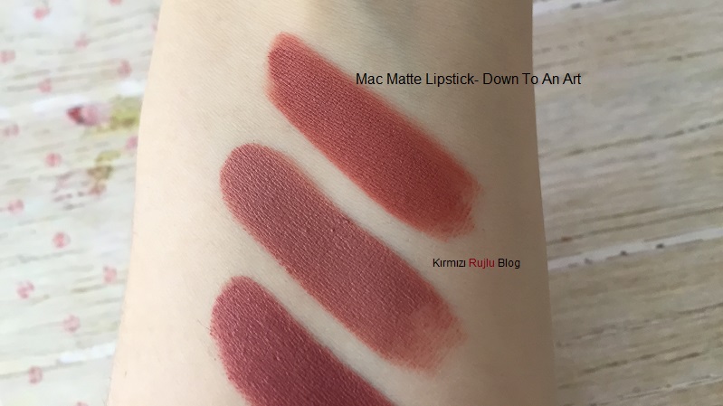 Mac Matte Lipstick Down To An Art Kirmizi Rujlu Blog