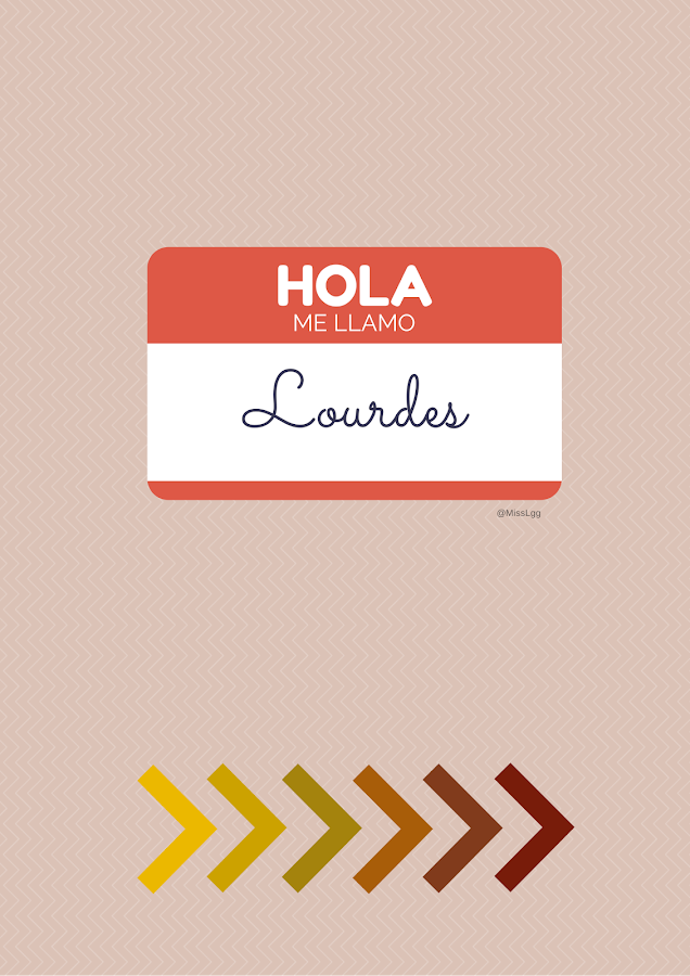 Hola Me llamo? pantalla de bloqueo mo?vil / Hello my name is wallpaper mobile phone