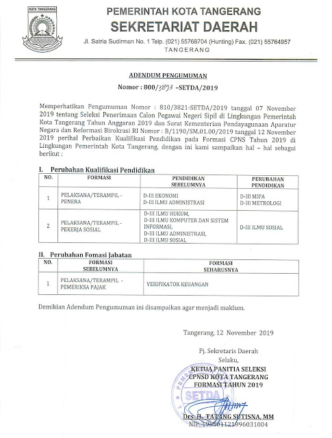 Informasi Cpns Serangid