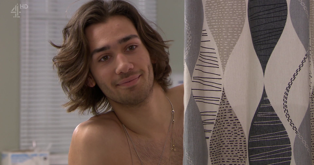 Hollyoaks Maxim Baldry Shirtless