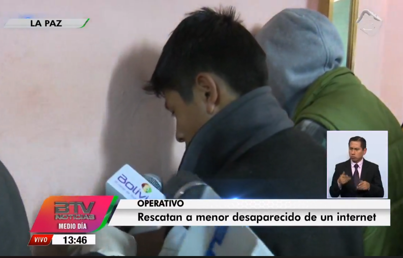 Ante la pregunta de ¿por qué te saliste de tu casa? el quinceañero respondió “Quería jugar y mi máquina se ha quemado” / CAPTURA PANTALLA BTV  