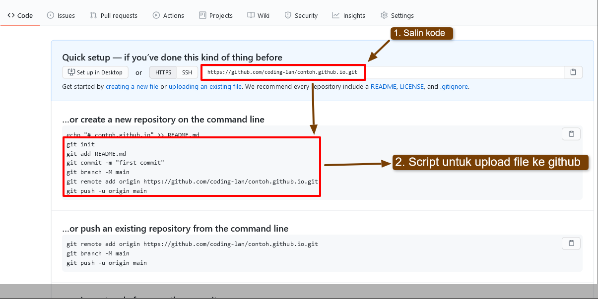 Cara Membuat Web dan Hosting Gratis di Github - Samuelpasaribu