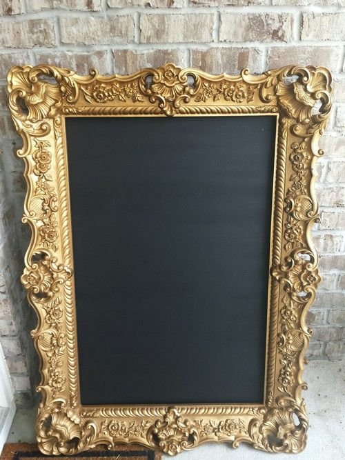 Large Gold Frame Table Frame