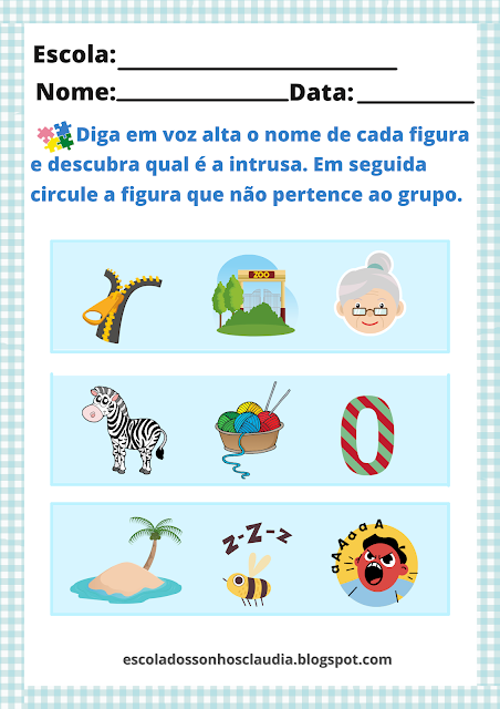 Atividades E Plano De Aula Com A Letra Z Para Alfabetização 7 Atividades e plano de aula com a letra z para alfabetização