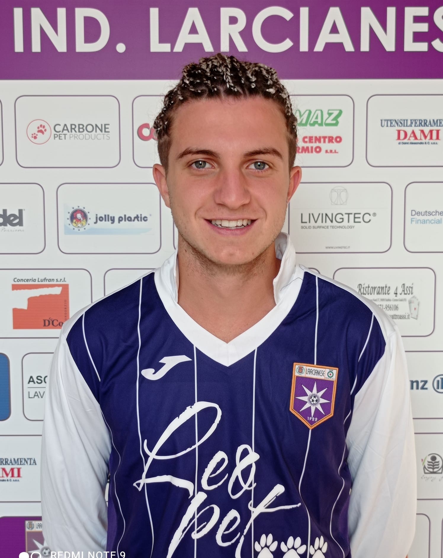 LARCIANESE CALCIO ANDREA CARLI E' UN NUOVO GIOCATORE VIOLA